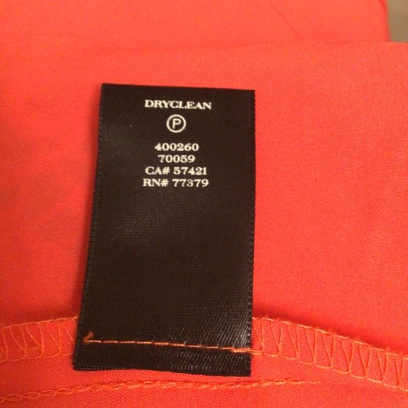 Ann Taylor Size 6 Red Coral Pencil skirt - Picture 8 of 8